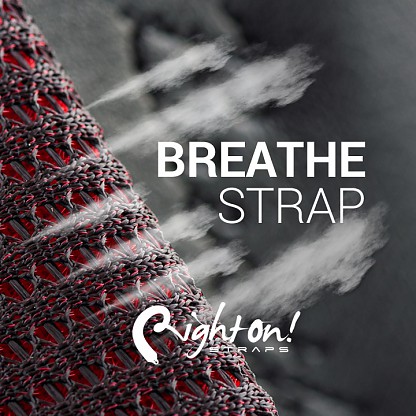 Breathe Red special waterproof and breathable bass guitar strap 